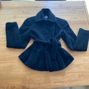 ARMANI Black Women's Wool Lined Jacket Size S